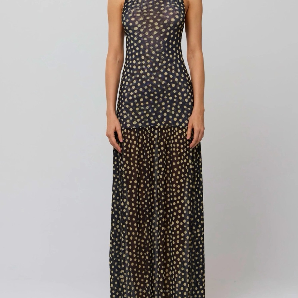 RESA Black and Gold Maxi Dress